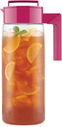 Miniatura 8 de Takeya Jarra hermética – Jarra hermética de uso diario para té helado y más – Jarra transparente con tapa – Esencial de cocina ligero – Utensilios