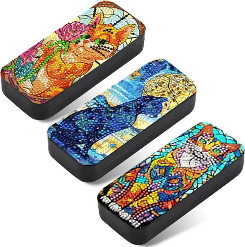 Miniatura 8 de Kits de Arte de Diamante Leatrice para Adultos, Pequeño Kit de Pintura de Diamantes, Arte de Gemas, Pintura por Diamantes, Puntos de Diamantes, Bird