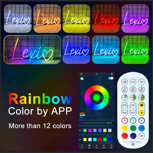 Miniatura 2 de Letreros de neón LED, hechos a mano, para boda, fiesta de cumpleaños, hogar, habitación, tienda, logotipo, bar, novia, regalos, nombre, luces