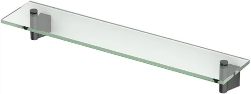 Miniatura 7 de Gatco 4716 Bleu - Estante de vidrio rectangular, cromado o montado en la pared, 20.13 x 4.30 pulgadas, para baño