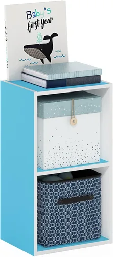 Miniatura 29 de Furinno - Estantería abierta reversible de 5 cubos, color blanco y rosado, 11069WH/PI Blanco/Rosa