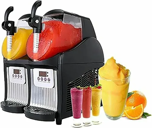 Miniatura 6 de Fabricante de granizado congelado,Máquina comercial de hielo Slush,Máquina de hacer granizados de hielo,Máquina de bebida congelada de batido