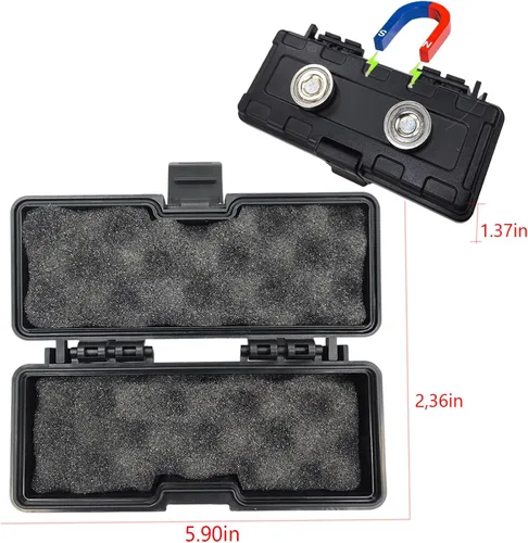 Miniatura 3 de Porta llaves magnético debajo del coche, impermeable Ocultar llave magnética Porta llaves para coche, Ocultador de llave, Caja magnética de repuesto