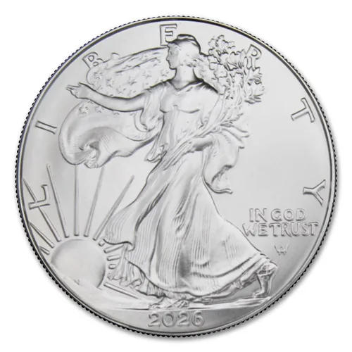 Miniatura 3 de Moneda Águila Americana de Plata 2026-1 oz Brillante Sin Circular con Certificado de Autenticidad $1 Vendedor BU