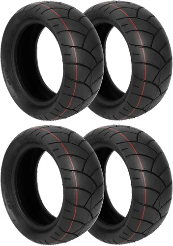 Miniatura 9 de Neumático sin cámara de 11 pulgadas 90/65-6.5 para scooters eléctricos, 100/55-6.5 neumáticos de goma gruesa scooters piezas de repuesto (1 unidad)