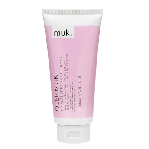 MUK. Deep muk - Tratamiento capilar ultra suave de 1 minuto para todo tipo - Tratamiento capilar nutre, suaviza, repara el cabello y mejora la