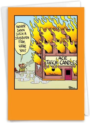 Miniatura 18 de NobleWorks - 1 Tarjeta de Felicitación de Feliz Cumpleaños Divertida - Humor de Cómics de Dibujos Animados, Tarjeta de Celebración de Cumpleaños