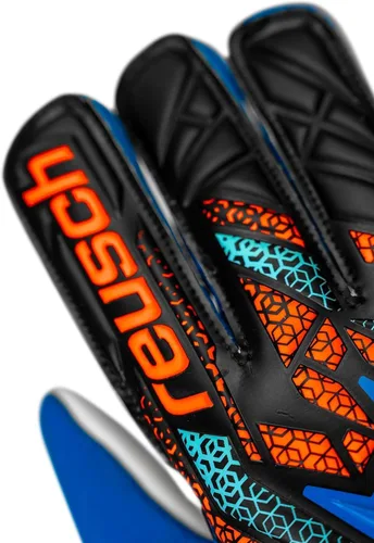Miniatura 6 de Reusch Attrakt Starter - Guantes sólidos para portero juvenil, transpirables, duraderos, para césped artificial y superficies duras, juveniles Azul