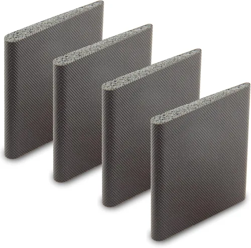 4 sellos de esquina de puerta, sello de marco de jamba de puerta exterior, tapones de cuña autoadhesivos, almohadillas de espuma para burlete y