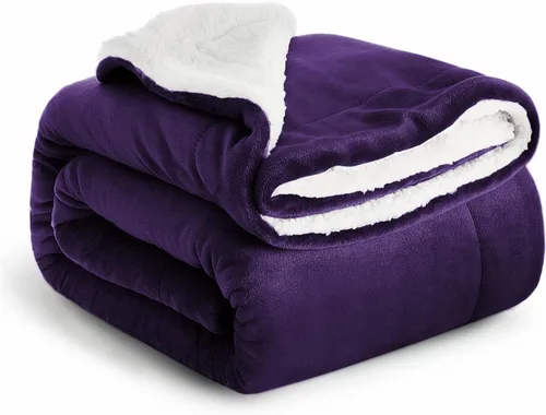 Miniatura 28 de IR Imperial Rooms Mantas Sherpa de color rosa bebé tamaño King para cama – Paquete al por mayor de 9 mantas Sherpa – Manta suave y esponjosa