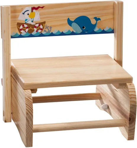 Miniatura 6 de Taburete y silla infantil 2 en 1, diseño de animales y postres