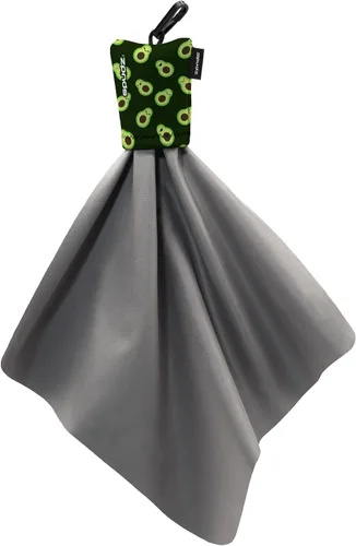 Miniatura 16 de SPUDZ Limpiador clásico de lentes de microfibra, bolsa con clip, lavable, para binoculares, visores, gafas, pantallas Alpine Mountain Camo, 6 x 6