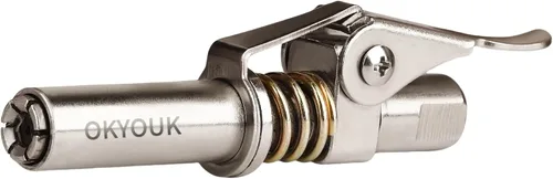 Miniatura 2 de Acoplador de pistola de grasa más pequeño del mundo (solo 0.53 pulgadas), puntas de grasa de liberación rápida de alta presión, se adapta a todas