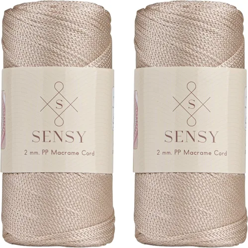 Miniatura 56 de Sensy Premium Cuerda de Poliéster de 2mm 251 Yardas Cuerda de Polipropileno 100% Cordón de Macramé 2mm Cordón para Bolsa de Ganchillo Cuerda