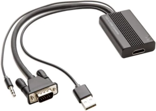 DVI a HDMI adaptador de video, Negro