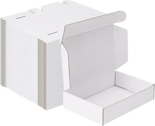 Miniatura 28 de MEBRUDY Cajas de envío de 4 x 4 x 2 pulgadas, paquete de 100 unidades, pequeñas cajas de cartón corrugado para enviar por correo, embalaje de Marrón