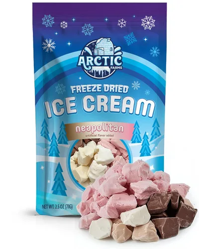 Miniatura 65 de Arctic Farms Trozos de Helado Liofilizado a Granel - No se Derrite (Mantequilla de Maní) (1 libra)