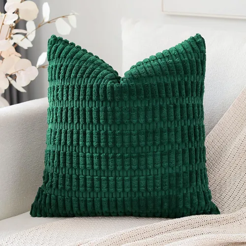 Miniatura 25 de OTOSTAR Fundas de Almohada Decorativas de Pana de 16 x 24 Pulgadas Súper Suaves Bohemias a Rayas Rectangulares Fundas de Cojín Modernas para Sofá