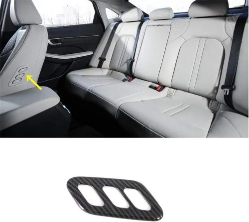 Miniatura 2 de HIGH FLYING Para Hyundai Sonata (DN8) 2020 2021 2022 2023 Accesorios de coche Interior Boss Key Seat Ajuste Botón Botón Interruptor Cubierta ABS