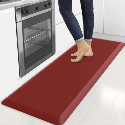 Miniatura 21 de StepRite Tapete de cocina antifatiga de 4/5 pulgadas de grosor, antideslizante, resistente a las manchas y al agua, tapete de escritorio para Azul