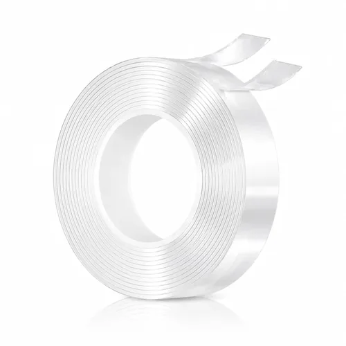 Miniatura 10 de Bulina Nano Tape Double Sided Heavy Duty 1/2''×10Ft, Removable Washable Adhesive Tape, Clear Multipurpose Mounting Tape for Wall, Carpet, Pictures