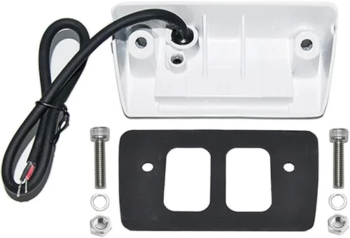 Miniatura 5 de Raycharm Lámpara LED de trabajo exterior de 5 pulgadas para caravana y barco marino, haz de inundación de ángulo descendente de 40°, blanco cálido