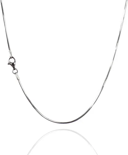 Cadena de plata de ley 925 Collares de cadena de serpiente para mujeres u hombres y pulseras para mujeres u hombres Anti deslustre