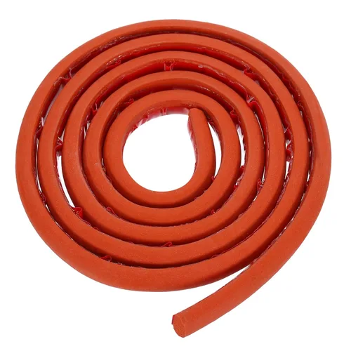 Miniatura 32 de uxcell Varilla de espuma de 3.28 pies, relleno de juntas sólidas en forma de D de 1.18 x 0.59 pulgadas, tira de sellado de espuma para protector