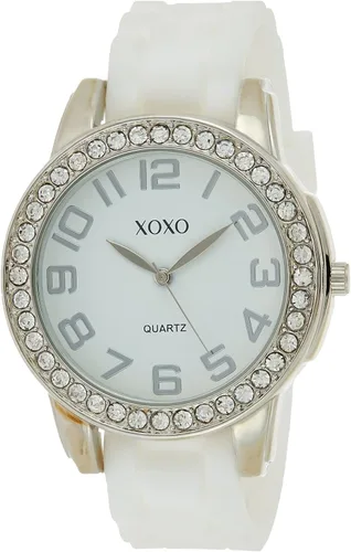 Miniatura 4 de XOXO XO9069 Reloj en tono plateado con siete bandas intercambiables para mujer