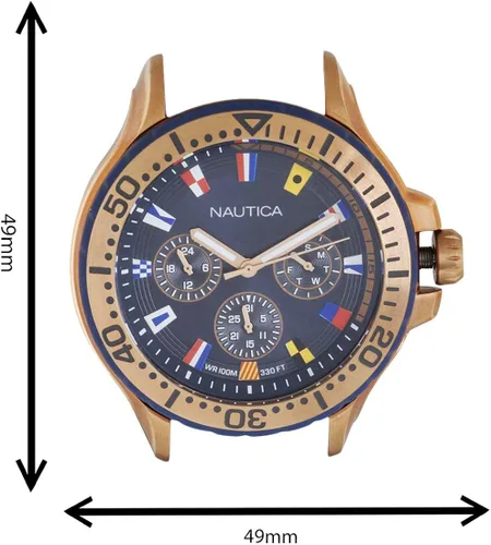 Miniatura 2 de Nautica Reloj de cuarzo de resina de silicona para hombre