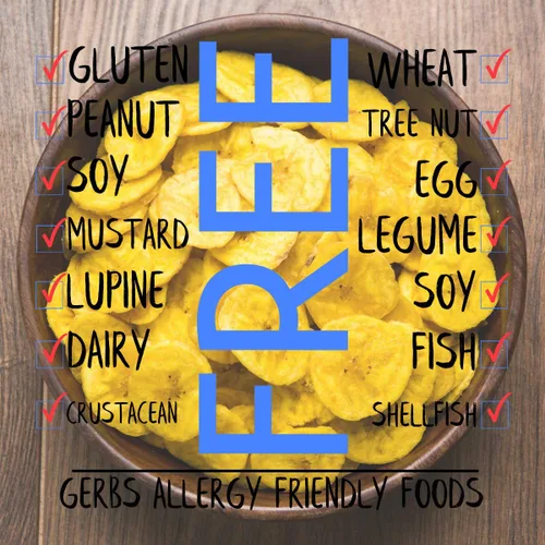 Miniatura 3 de Frutas secas GERBS, Top 14 libres de alergia alimentaria, sin sulfuro, sin conservantes, sin OMG, vegano