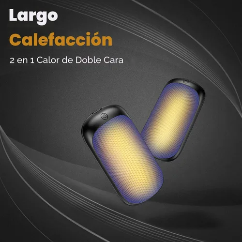 Miniatura 3 de Paquete de 2 calentadores de manos recargables, calentadores de manos eléctricos portátiles reutilizables, calentadores de manos USB 2 en 1, regalos