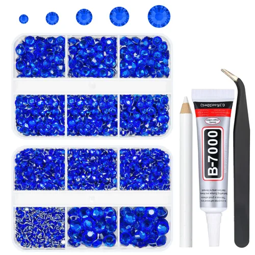 Miniatura 28 de qiipii Resina Metálica Plata Diamantes de Imitación con Parte Posterior Plana para Adornar Manualidades, Piedras Planas de 2mm-6mm, Gemas de Plata
