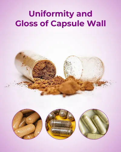 Miniatura 5 de Cápsulas de gelatina vacías de tamaño 00-100 unidades de cápsulas de gel de hueso bovino vacías Disolución rápida Todos los tamaños