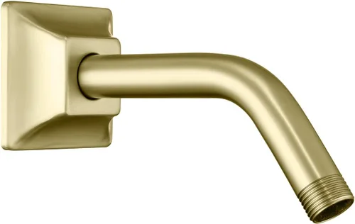 Miniatura 27 de Brazo de ducha de 16 pulgadas con brida, acero inoxidable negro mate de 90 grados, brazo de extensión de cabezal de ducha montado en la pared