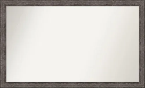 Miniatura 427 de Amanti Art Espejo personalizado, espejo de baño gris plomo a rayas, espejo de pared o espejo de tocador de baño sobre el fregadero