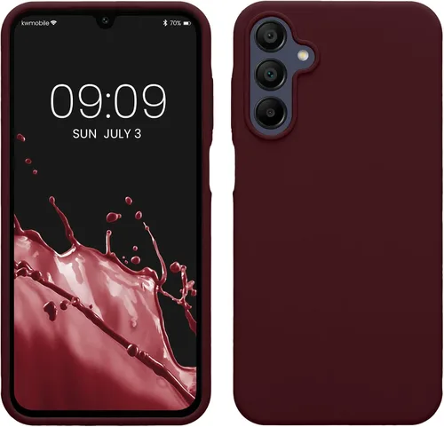 Miniatura 240 de kwmobile Funda Compatible con Samsung Galaxy A14 5G - Funda de teléfono de TPU y silicona con acabado suave - Verde Lima