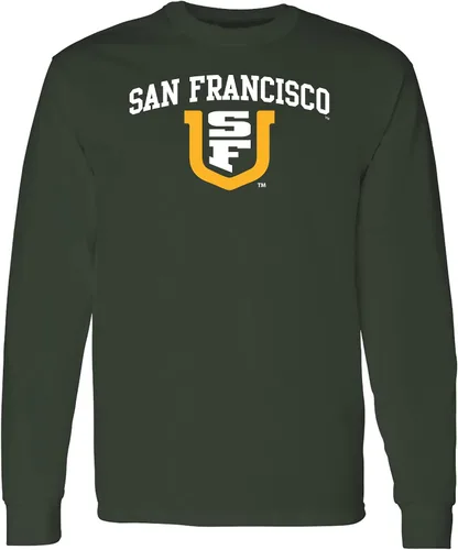 Miniatura 25 de NCAA oficial de College – University Team Color Arco Logo Manga Larga