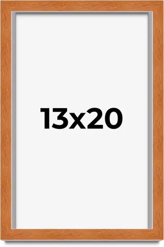 Miniatura 271 de Marco de 3 x 3 pulgadas, marco de madera maciza de nuez miel tradicional marrón Ancho de moldeo de 0.875 pulgadas Profundidad de conejo de 0.875