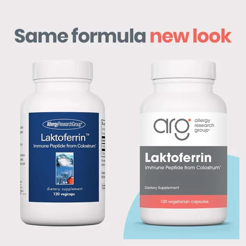 Miniatura 2 de Allergy Research Group ARG Laktoferrin - 350 mg de lactoferrina - Sistema inmunológico y apoyo a la salud intestinal - Sin gluten y sin OMG - 120