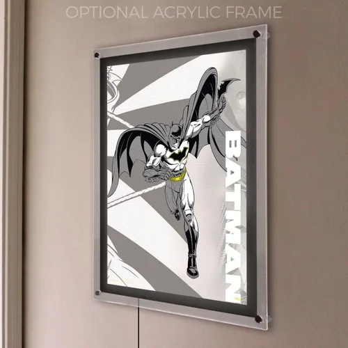 Miniatura 6 de MIGHTYPRINT DC Comics – Liga de la Justicia – Batman legendario 2 – Cinturón Batarang – Arte de pared duradero de 17 x 24 pulgadas – No hecho