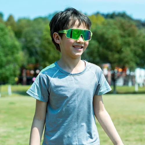 Miniatura 2 de ROCKBROS Lentes de sol polarizados para niños, gafas de sol deportivas para ciclismo, protección UV400 para jóvenes, niños y niñas de 8 a 14 años