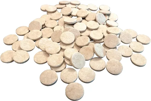 Miniatura 11 de Felt So Good 8802E Almohadillas autoadhesivas de fieltro para muebles, 1-1/2 pulgadas, beige, paquete de 60