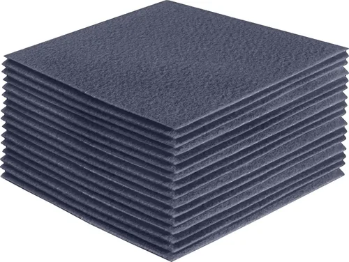 Miniatura 28 de FabricLA Hojas de fieltro acrílico para manualidades, cuadrados de fieltro precortados suaves de 4 x 4 pulgadas (3.9 in x 3.9 in), utiliza hojas