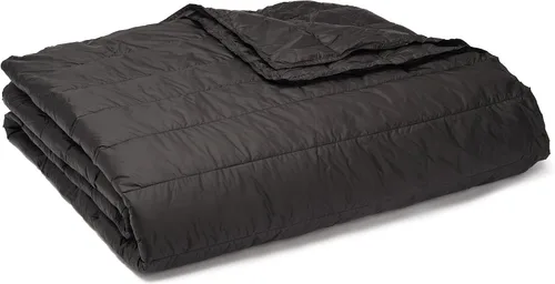 Miniatura 6 de PUFF Down - Manta alternativa para interiores y exteriores, resistente al agua, con funda de nailon extra fuerte, individual, peltre
