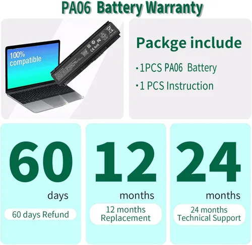 Miniatura 6 de PA06 849911-850 - Batería para portátil HP Omen 17 17-w 17-ab200 17t-ab00 17-w200 Series 17-w053dx 17-w253dx 17-w033dx 17-ab011nl 849571-221 8