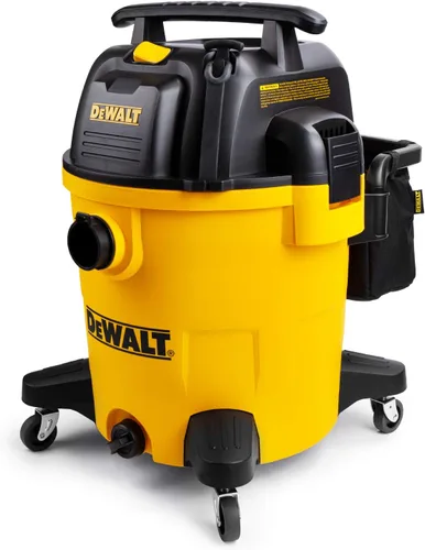 DEWALT Aspiradora húmeda/seca de poliéster de 12 galones, aspiradora de taller de 5.5 HP, aspiradora húmeda para taller, sitio de trabajo, área