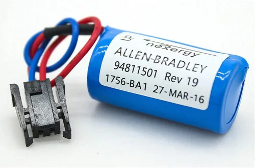 Miniatura 2 de PLC 3V 1800mAh Batería de repuesto 1756-BA2 1756-BA1 (1756-BA1)