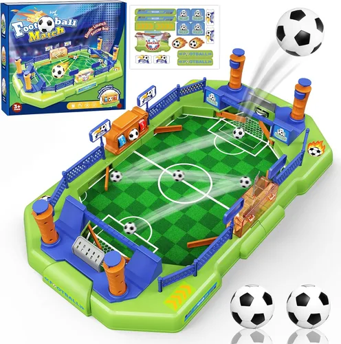 Fortand Juego de mesa de fútbol para niños, mini juego de mesa de futbolín para niños y niñas de 3, 4, 5, 6, 7, 8-12, juegos de mesa interactivos,