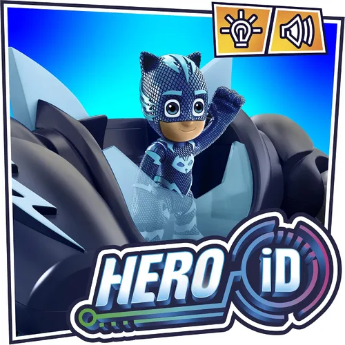 Miniatura 6 de PJ Masks Robo-Catboy - Juguete preescolar con luces y sonidos para niños de 3 años en adelante, traje de robot Catboy con figura de acción